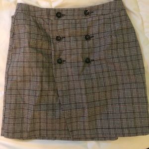 plaid skirt